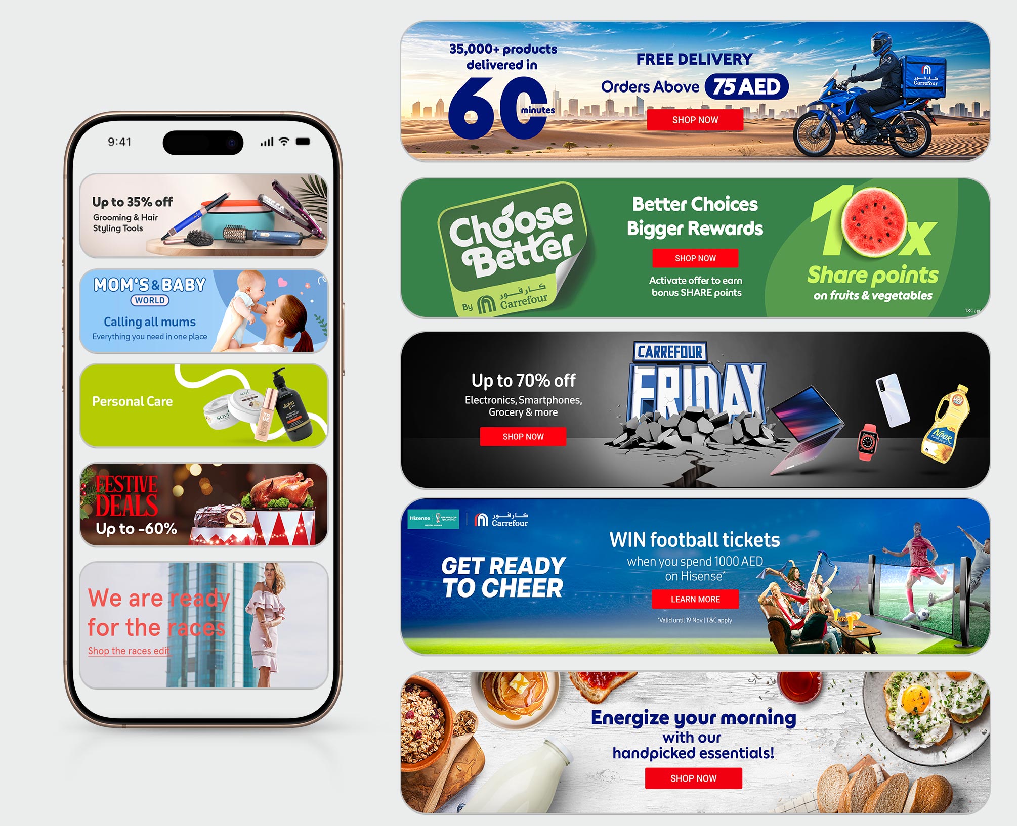 E-commerce — Hero Banners for Web & App